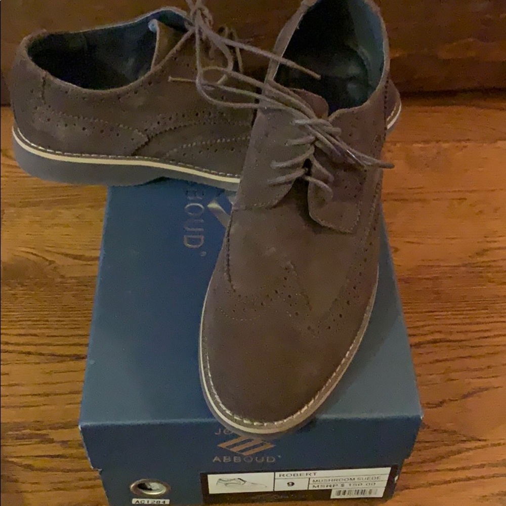 Joseph Abbound Suede Dress Shoes